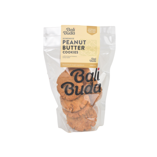 A pack of Bali Buda homemade peanut butter cookies