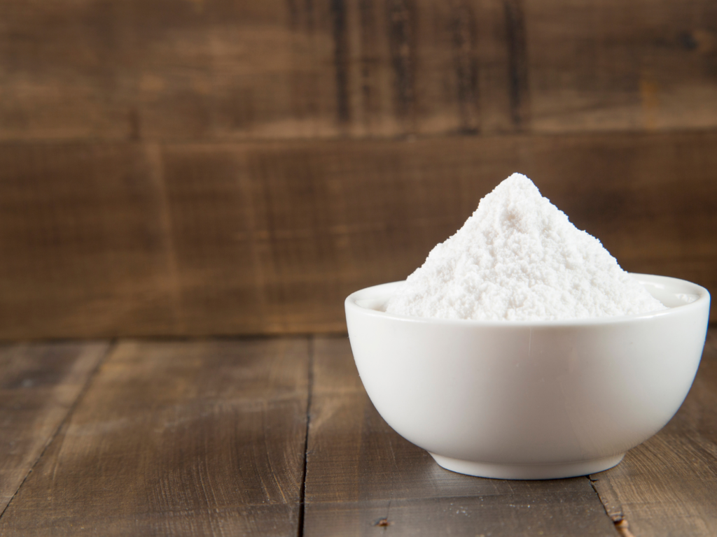 a bowl of baking soda