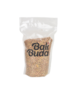 A Bali Buda pouch of Brown Lentils