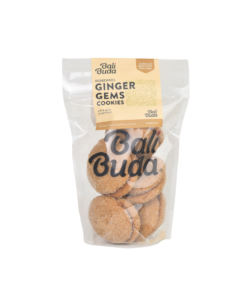 A Bali Buda pouch of homemade Ginger Gems Cookies