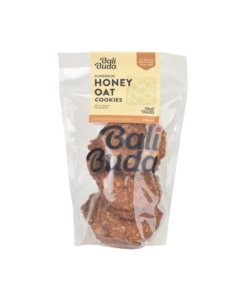 A Bali Buda pouch of homemade Honey Oat Cookies