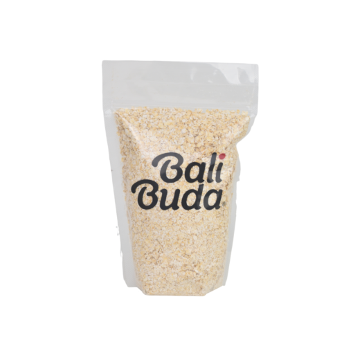 A Bali Buda pouch of Quick Rolled Oats