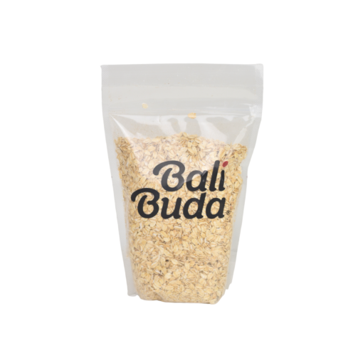 A Bali Buda pouch of Rolled Oats