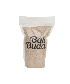 A Bali Buda pouch of White Chia Seeds 500g
