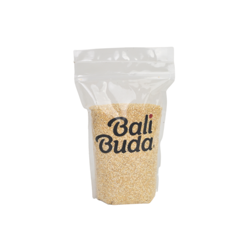 A Bali Buda pouch of White Quinoa