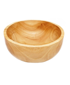 Nicole's Natural wooden salad bowl